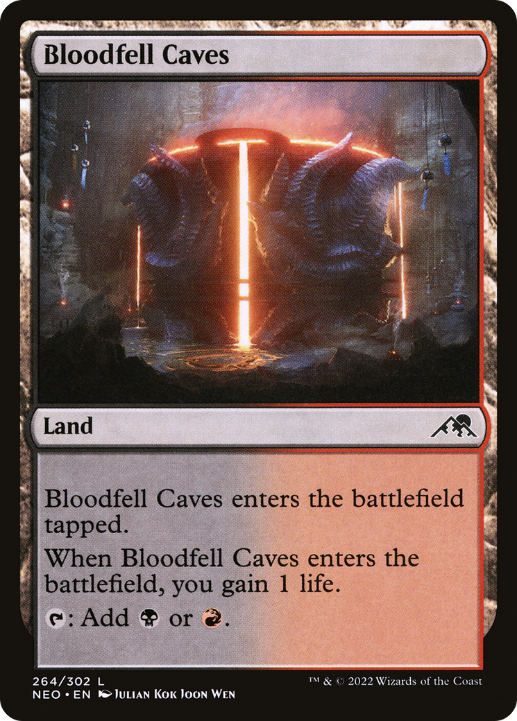 Image of Bloodfell Caves [Kamigawa: Neon Dynasty]