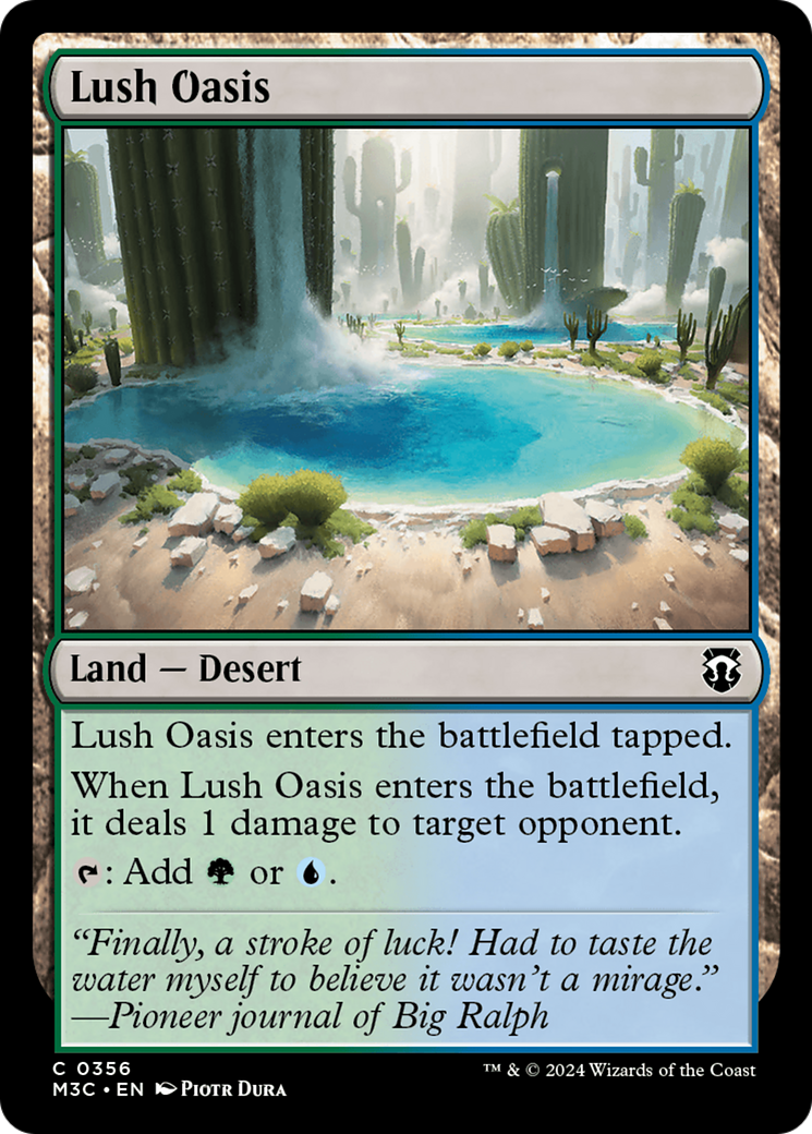 Image of Lush Oasis [Modern Horizons 3 Commander]