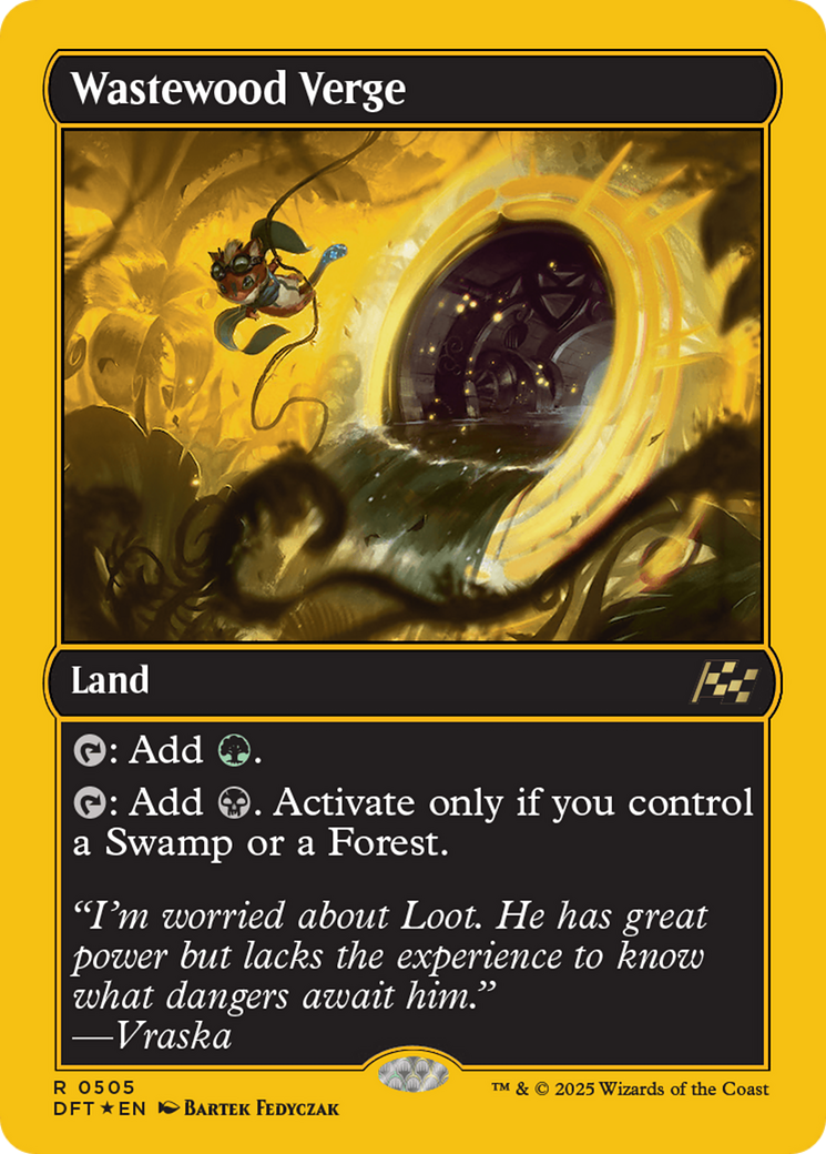 Image of Wastewood Verge (First-Place Foil) [Aetherdrift]