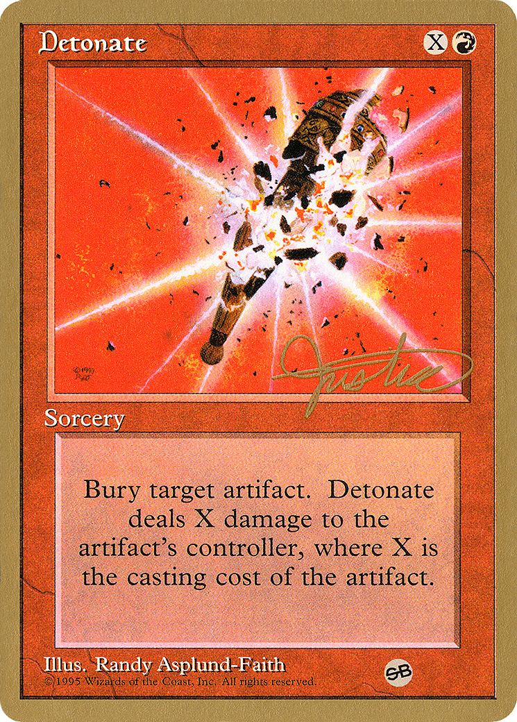 Image of Detonate (Mark Justice) (SB) [Pro Tour Collector Set]