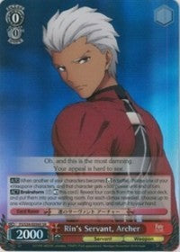 Image of Rin's Servant, Archer (FS/S34-E056S SR) [Fate/Stay Night [Unlimited Blade Works]]