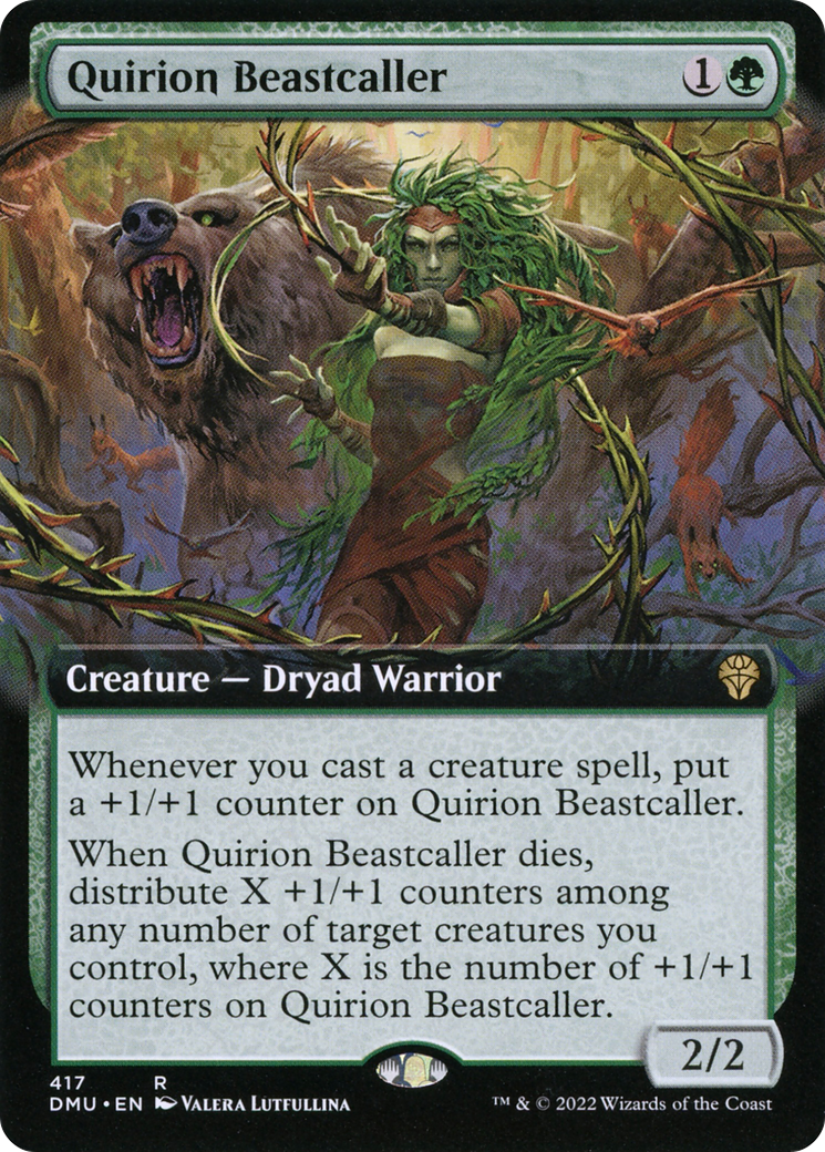 Image of Quirion Beastcaller (Extended Art) [Dominaria United]
