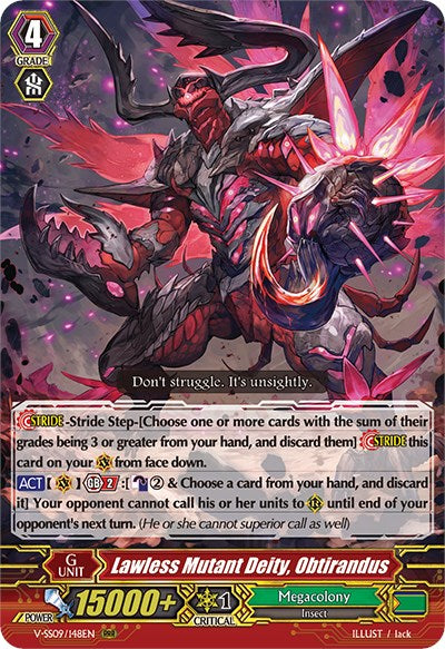 Image of Lawless Mutant Deity, Obtirandus (V-SS09/148EN) [Revival Selection]