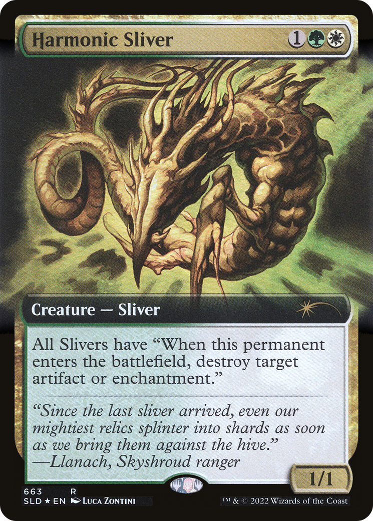 Image of Harmonic Sliver (Extended Art) [Secret Lair Drop Promos]