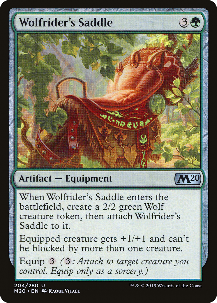 Image of Wolfrider's Saddle [Core Set 2020]