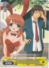 Image of Mikuru & Kyon Trying Too Hard (SY/W08-E017 C) [The Melancholy of Haruhi Suzumiya]