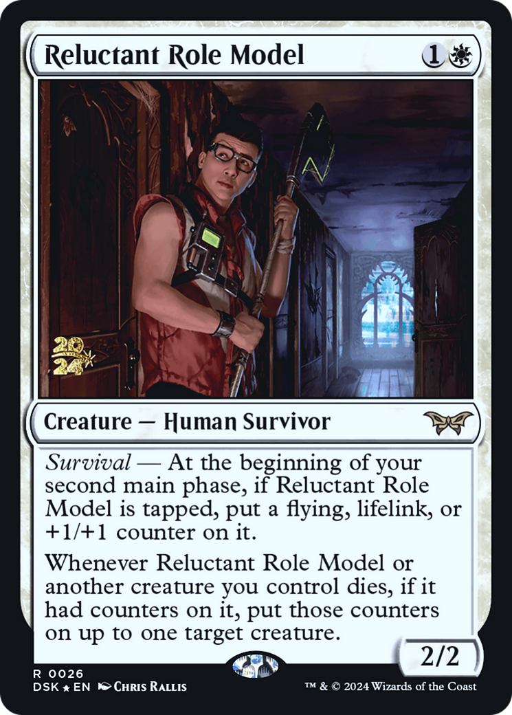 Image of Reluctant Role Model (0026) [Duskmourn: House of Horror Prerelease Promos]