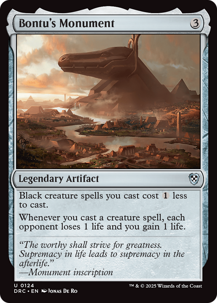 Image of Bontu's Monument [Aetherdrift Commander]
