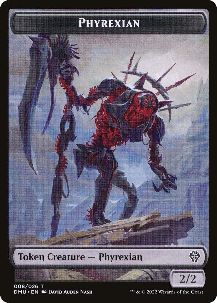 Image of Phyrexian Token [Dominaria United Tokens]