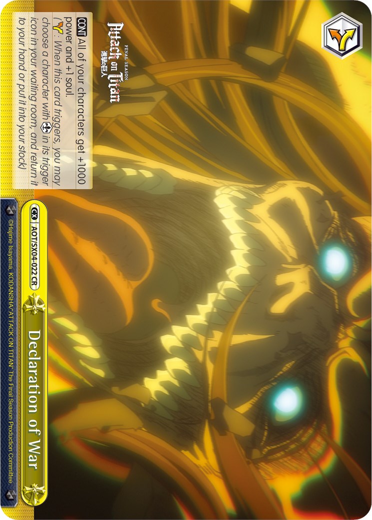 Image of Declaration of War [Attack On Titan: Final Season]