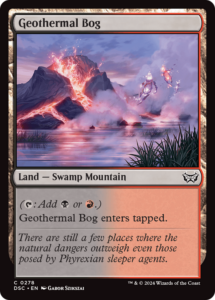 Image of Geothermal Bog [Duskmourn: House of Horror Commander]