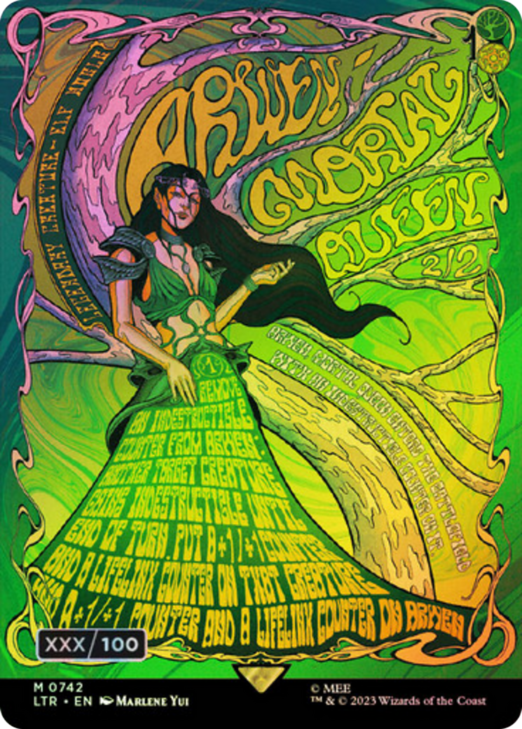 Image of Arwen, Mortal Queen (Borderless Poster) (Serialized) [The Lord of the Rings: Tales of Middle-Earth]