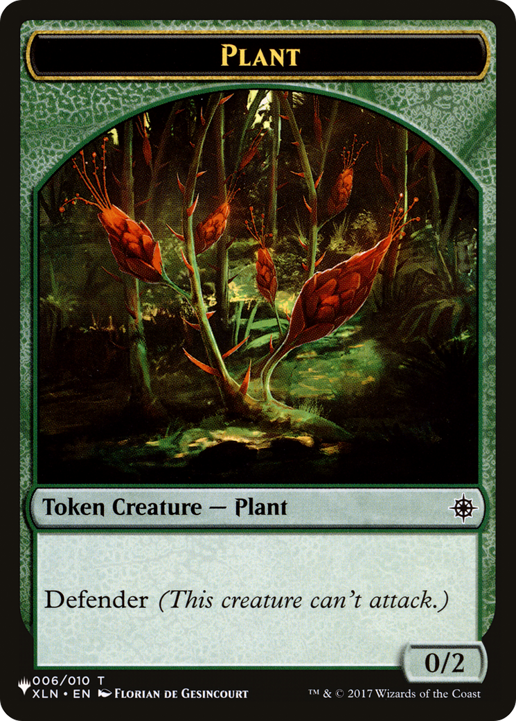 Image of Food // Plant Double-Sided Token [The List]