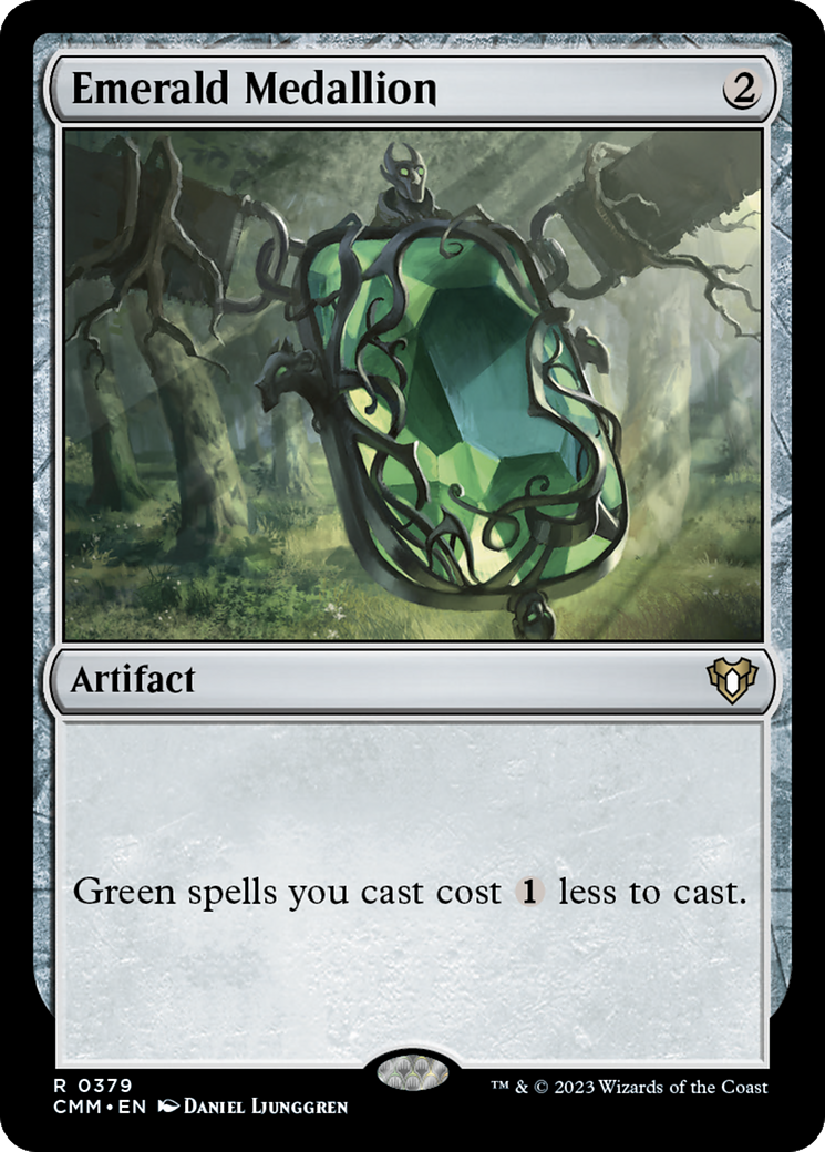 Image of Emerald Medallion [Commander Masters]