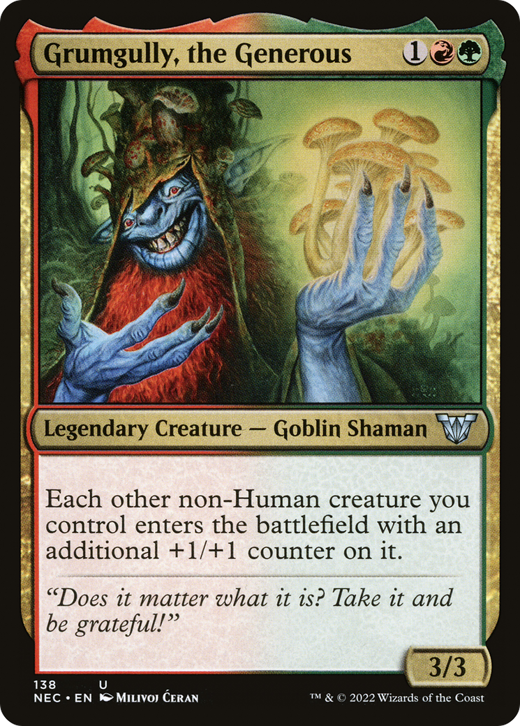 Image of Grumgully, the Generous [Kamigawa: Neon Dynasty Commander]