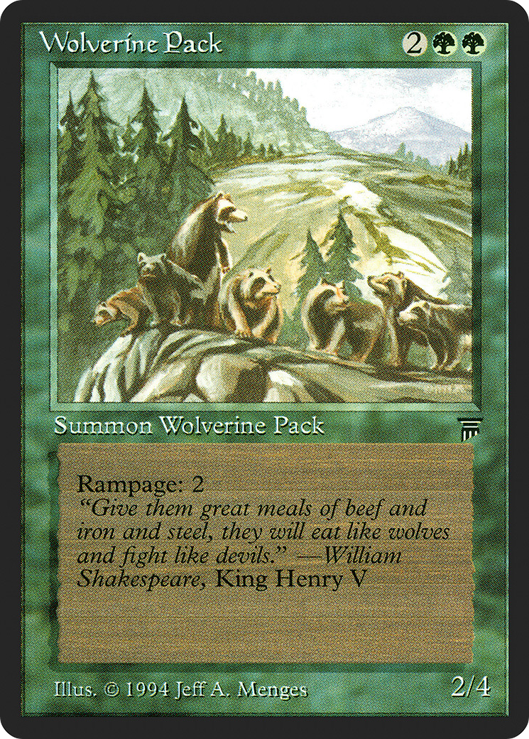 Image of Wolverine Pack [Legends]