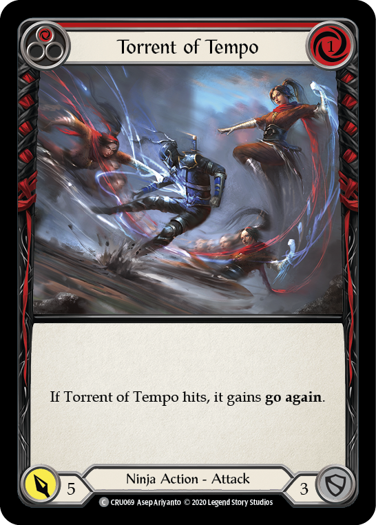 Image of Torrent of Tempo (Red) [CRU069] (Crucible of War)  1st Edition Normal