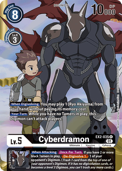 Image of Cyberdramon [EX2-035] (Alternate Art) [Digital Hazard]