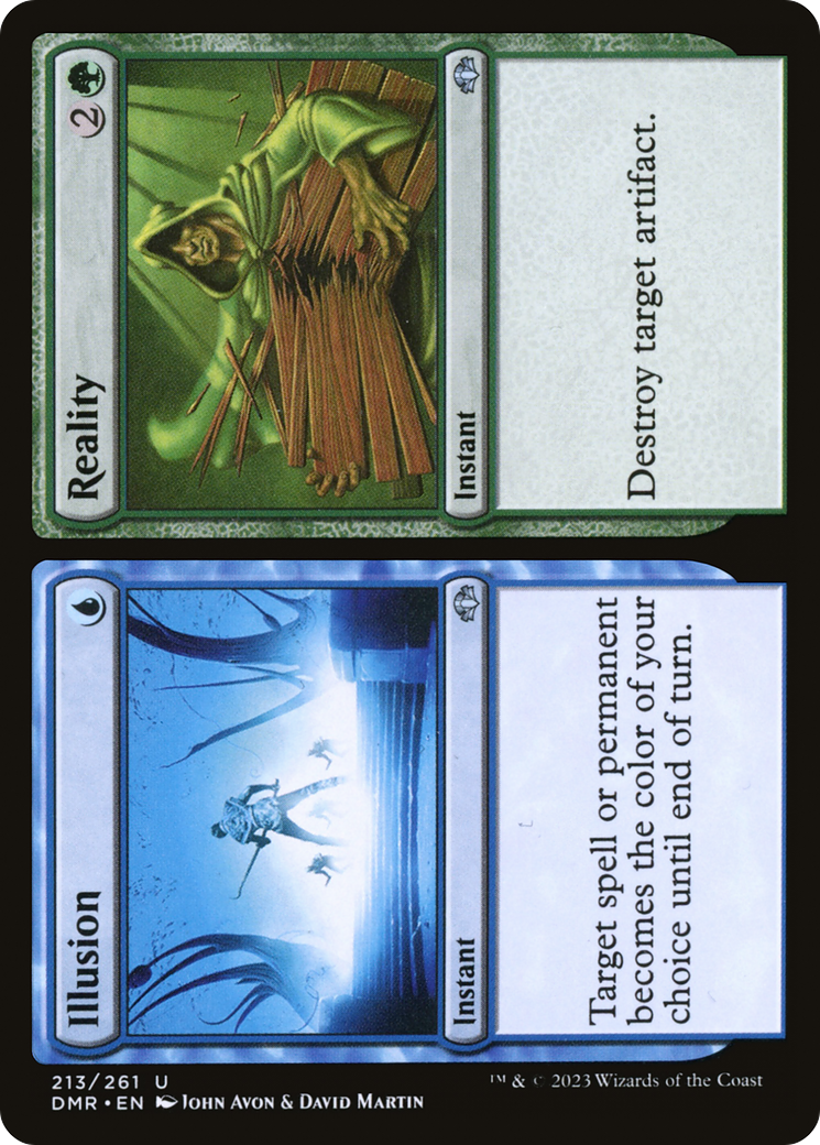 Image of Illusion // Reality [Dominaria Remastered]