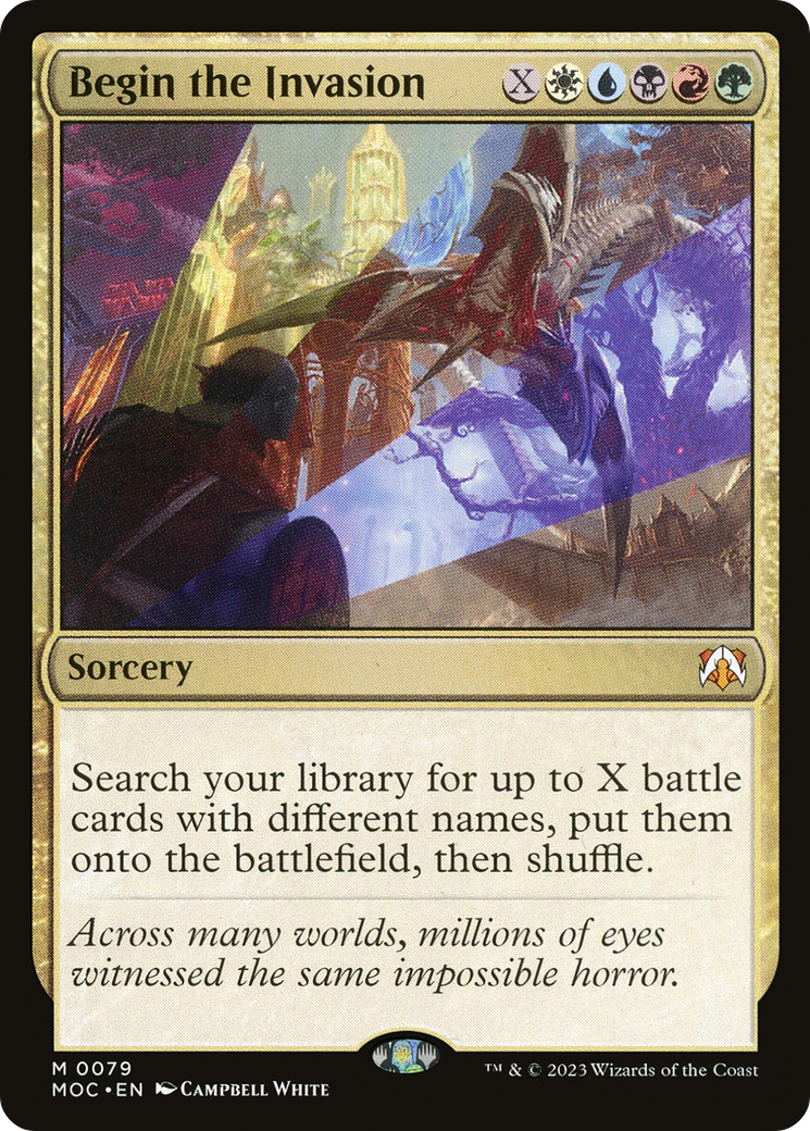Image of Begin the Invasion [March of the Machine Commander]