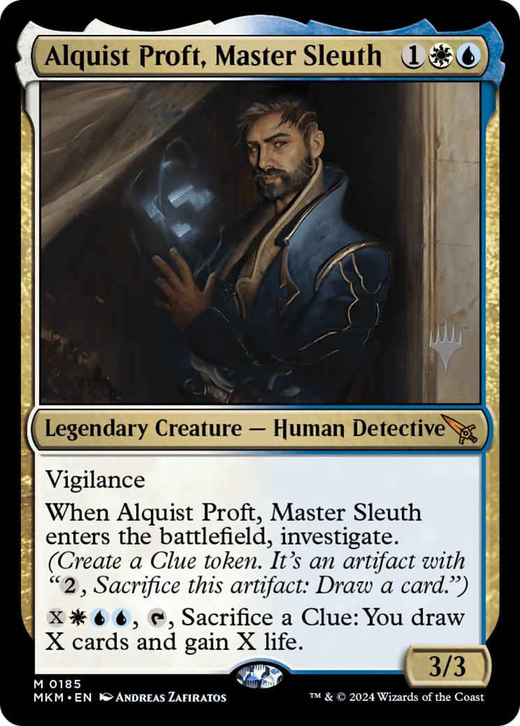 Image of Alquist Proft, Master Sleuth (Promo Pack) [Murders at Karlov Manor Promos]