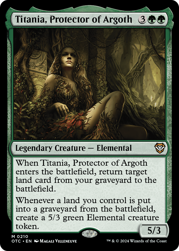 Image of Titania, Protector of Argoth [Outlaws of Thunder Junction Commander]
