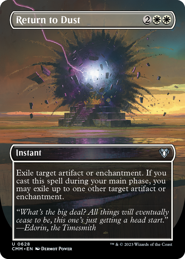 Image of Return to Dust (Borderless Alternate Art) [Commander Masters]