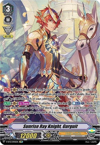 Image of Sunrise Ray Knight, Gurguit (V-BT12/SP02EN) [Divine Lightning Radiance]