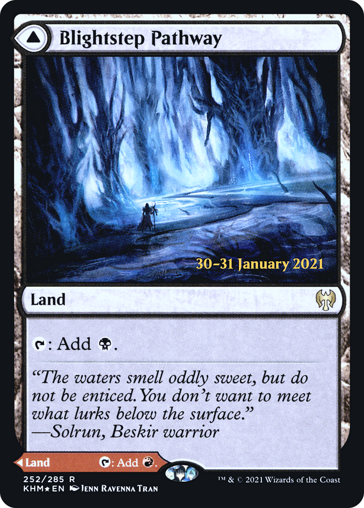 Image of Blightstep Pathway // Searstep Pathway [Kaldheim Prerelease Promos]