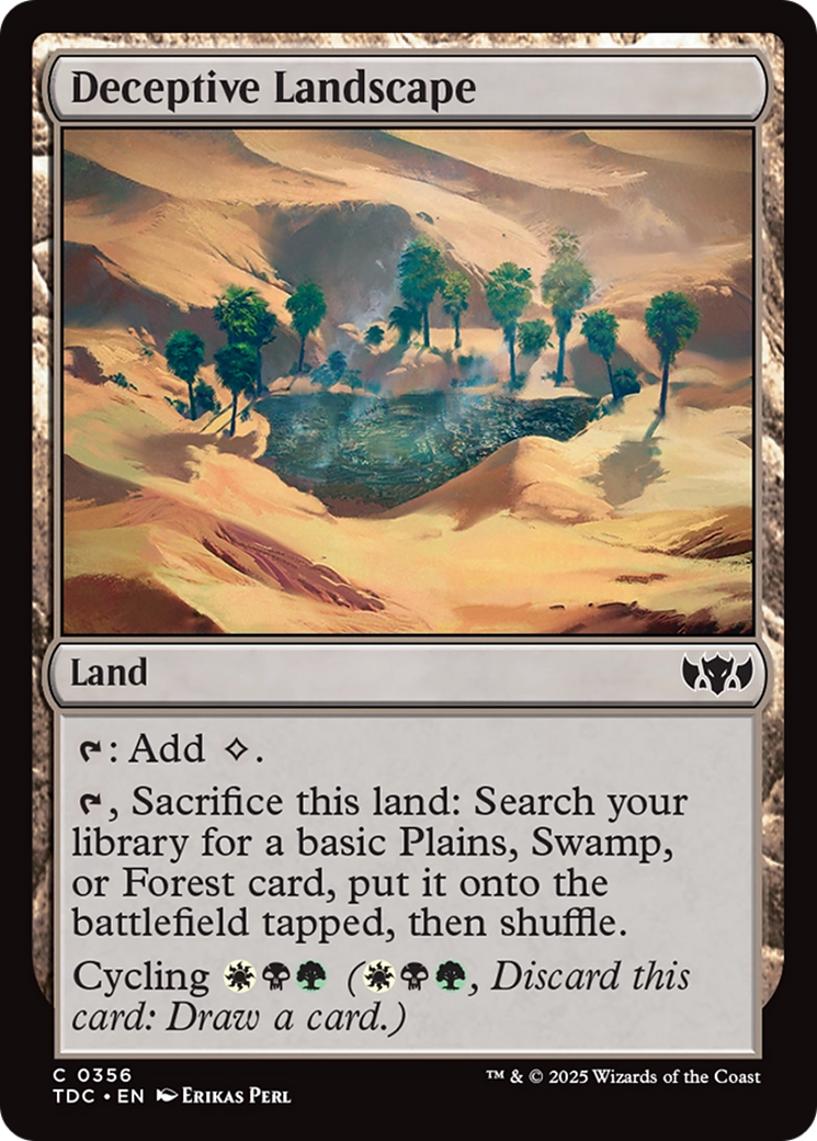 Image of Deceptive Landscape [Tarkir: Dragonstorm Commander]