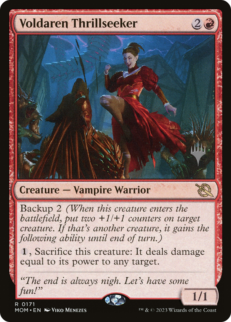 Image of Voldaren Thrillseeker (Promo Pack) [March of the Machine Promos]