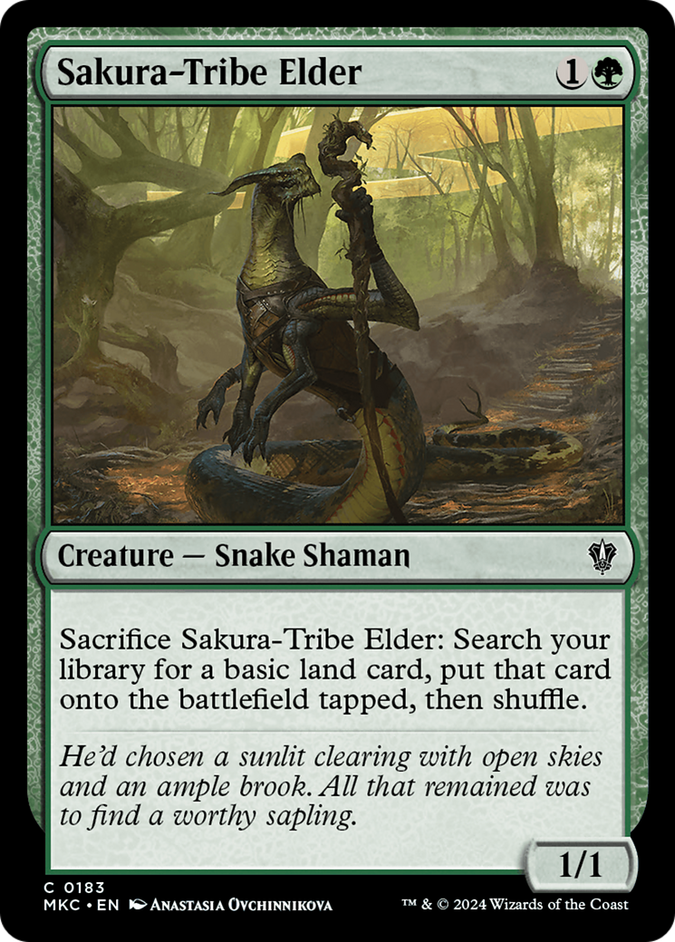 Image of Sakura-Tribe Elder [Murders at Karlov Manor Commander]