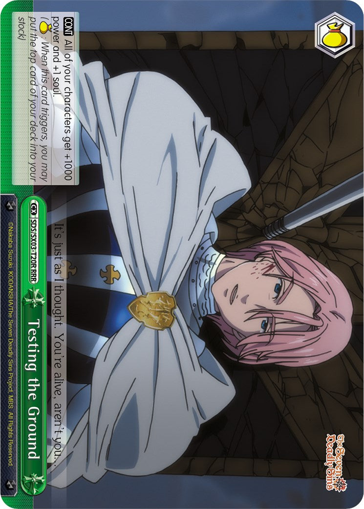 Image of Testing the Ground (SDS/SX03-T20R RRR) [The Seven Deadly Sins]