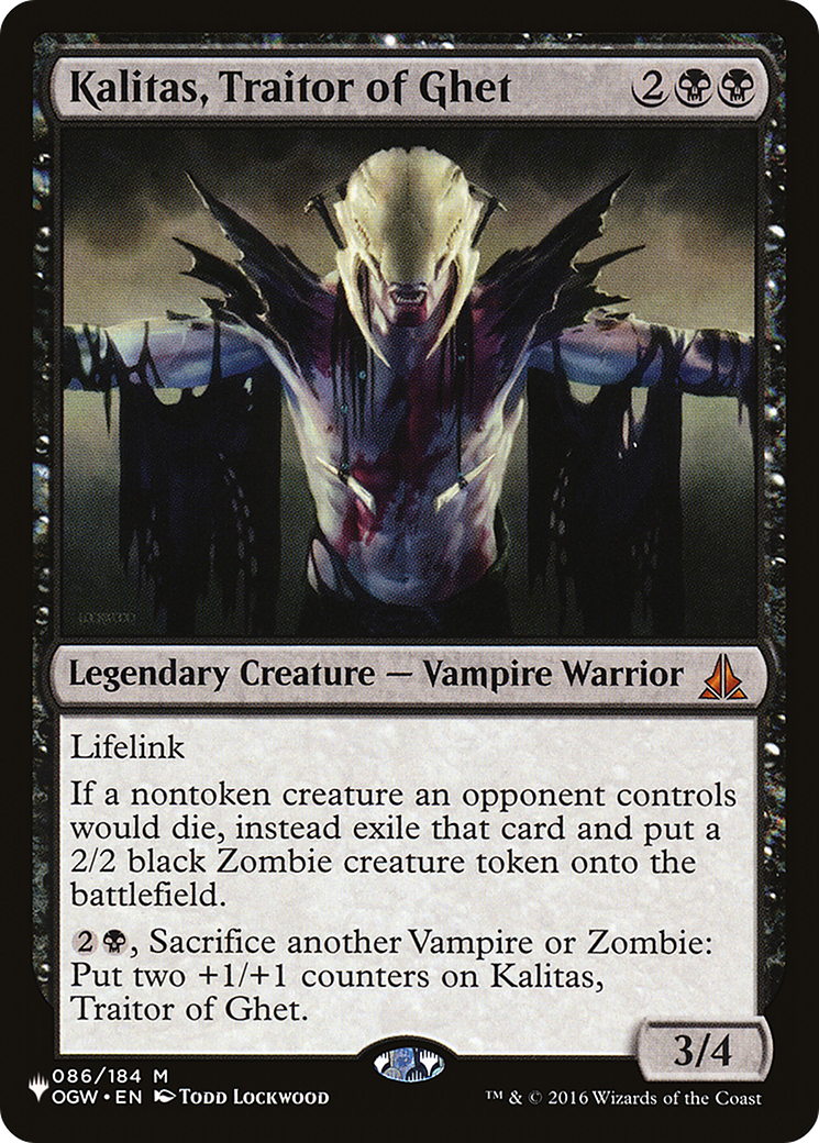Image of Kalitas, Traitor of Ghet [The List]