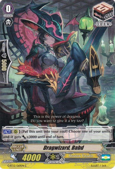 Image of Dragwizard, Babd (G-BT12/069EN) [Dragon King's Awakening]