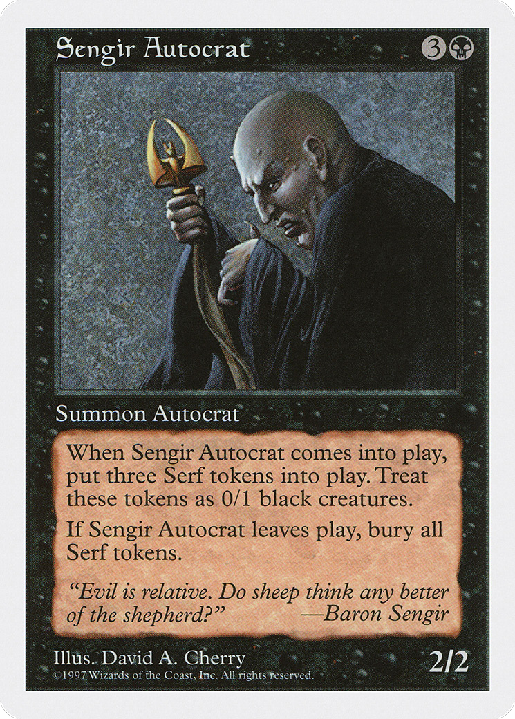 Image of Sengir Autocrat [Fifth Edition]