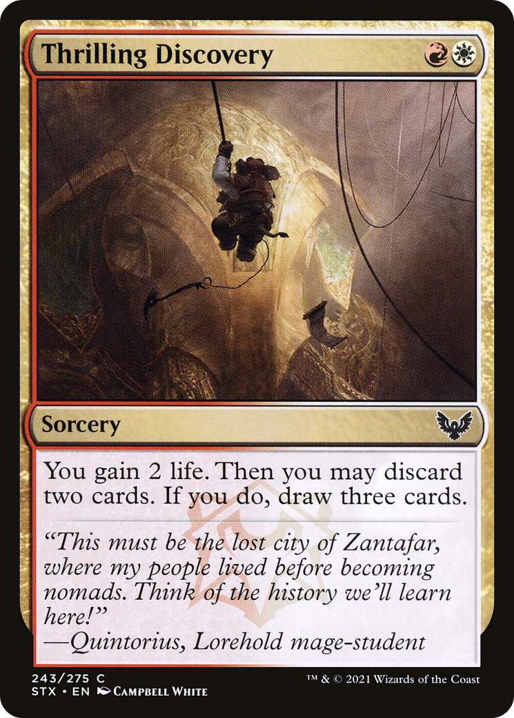 Image of Thrilling Discovery [Strixhaven: School of Mages]