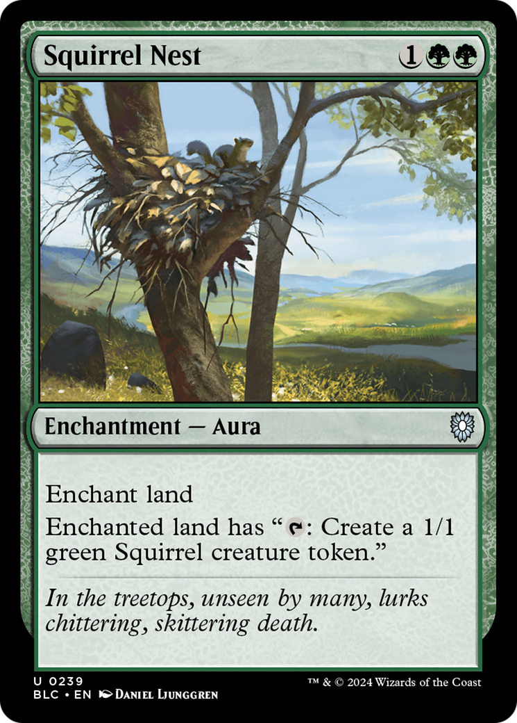 Image of Squirrel Nest [Bloomburrow Commander]