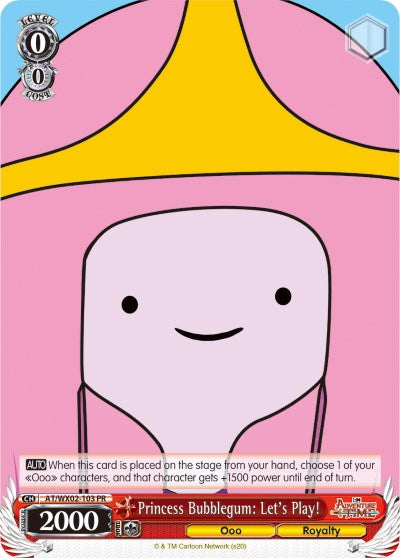 Image of Princess Bubblegum: Let's Play! (AT/WX02-103 PR) [Adventure Time]