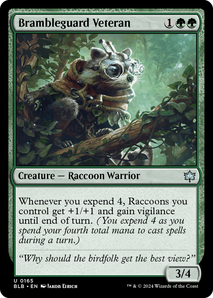 Image of Brambleguard Veteran [Bloomburrow]