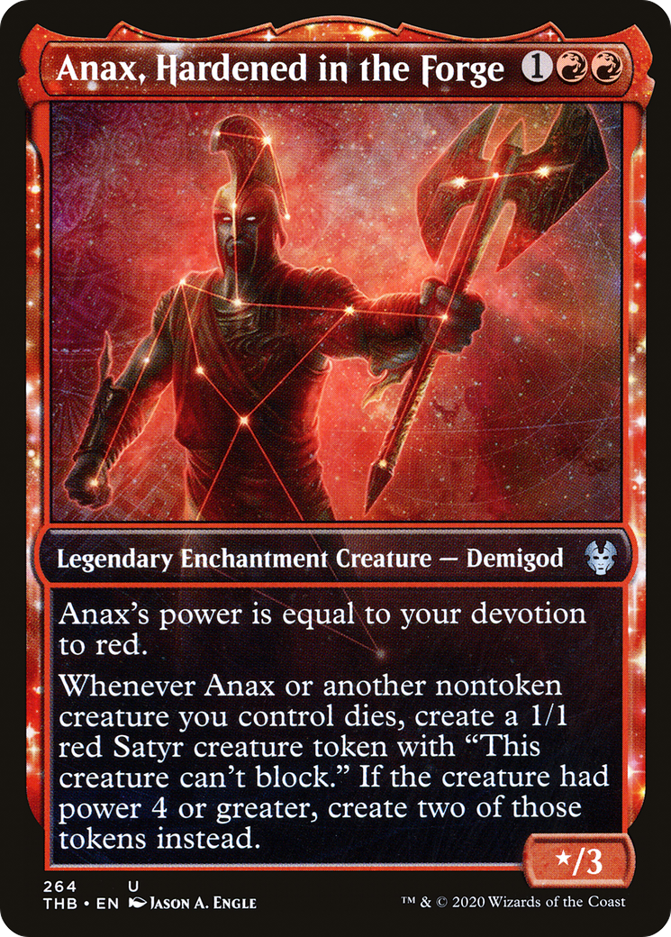 Image of Anax, Hardened in the Forge (Showcase) [Theros Beyond Death]
