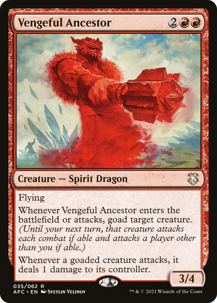 Image of Vengeful Ancestor [Dungeons & Dragons: Adventures in the Forgotten Realms Commander]