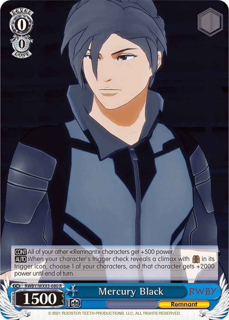Image of Mercury Black (RWBY/WX03-080 R) [RWBY]