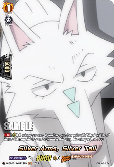 Image of Silver Arms, Silver Tail (D-TB03/SKR122EN) [Shaman King]