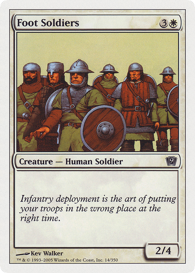 Image of Foot Soldiers [Ninth Edition]