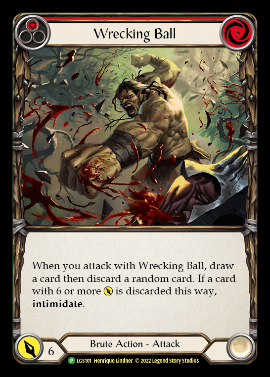 Image of Wrecking Ball [LGS101] (Promo)  Rainbow Foil