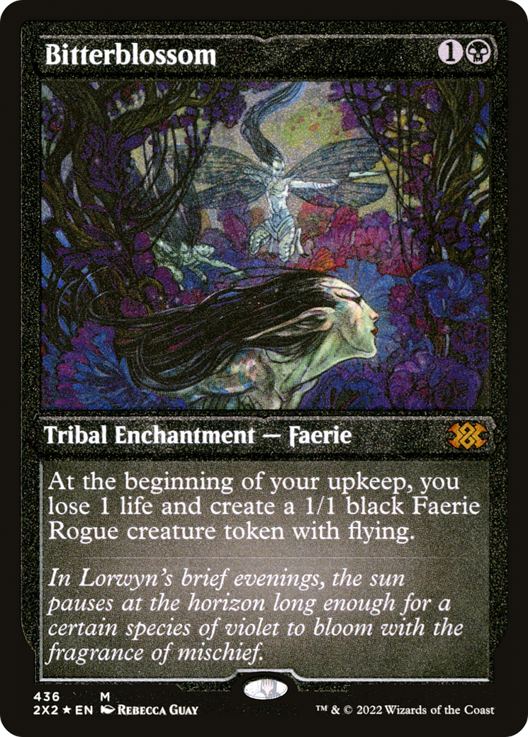 Image of Bitterblossom (Foil Etched) [Double Masters 2022]