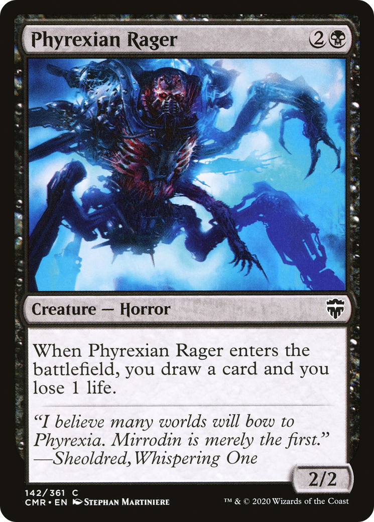 Image of Phyrexian Rager [Commander Legends]