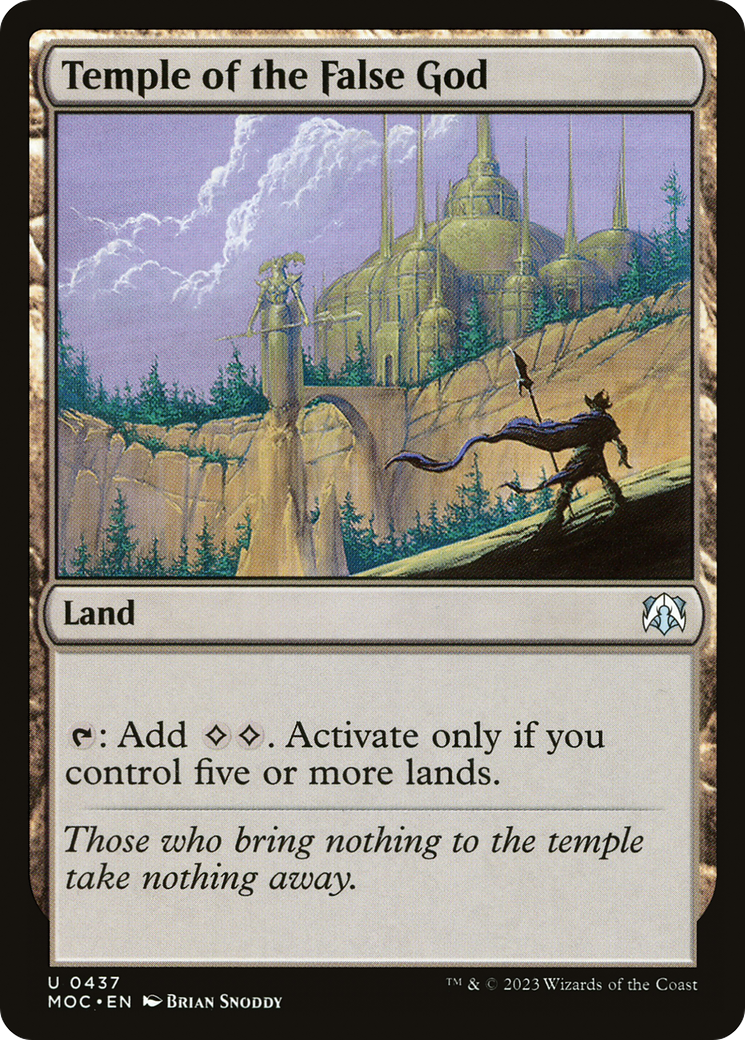 Image of Temple of the False God [March of the Machine Commander]