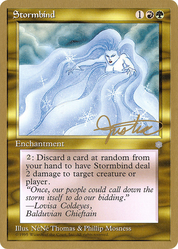 Image of Stormbind (Mark Justice) [Pro Tour Collector Set]